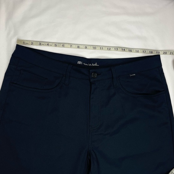 Travis Mathew Mens 5 Pocket Golf Pants 38 x 27 Black Cropped Hemmed B6 - Picture 6 of 8